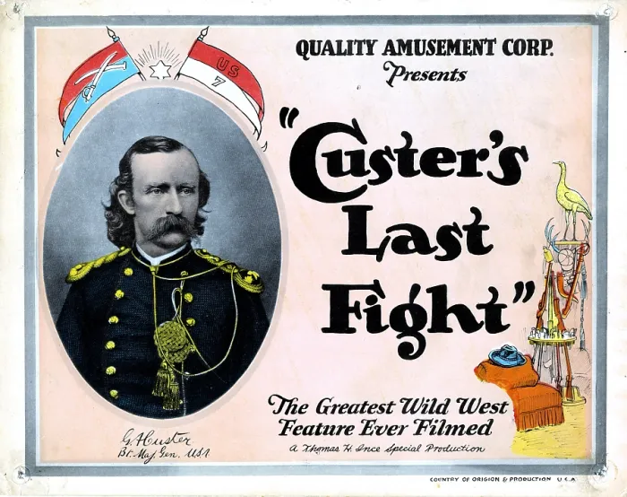 Framed Print : CUSTER'S LAST FIGHT, Francis Ford, 1912 Framed Print : CUSTER'S LAST FIGHT, Francis Ford, 1912