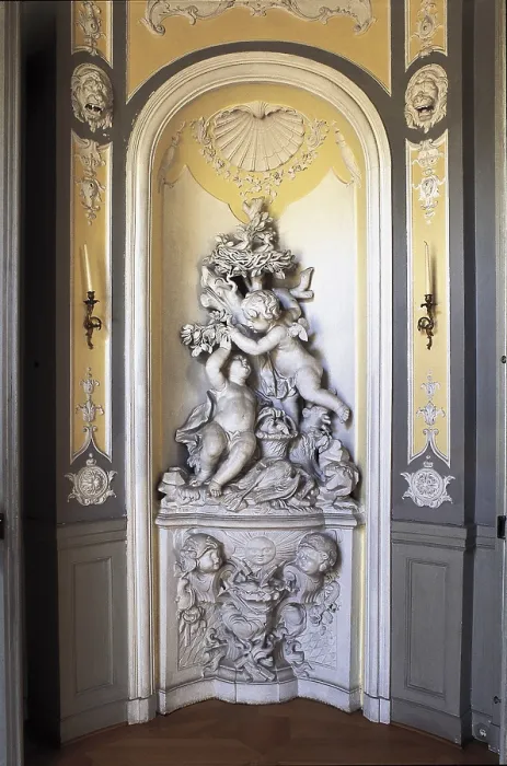 Framed Print : Cuvillies, Franois de, called 'The Elder' (1695-1768). Falkenlust palace. 1729-1737. GERMANY. NORTH RHINE-WESTPHALIA. Brhl. Rococo Framed Print : Cuvillies, Franois de, called 'The Elder' (1695-1768). Falkenlust palace. 1729-1737. GERMANY. NORTH RHINE-WESTPHALIA. Brhl. Rococo