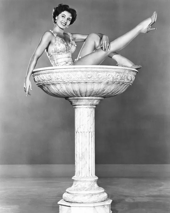 Framed Print : Cyd Charisse, ca. mid-1950s