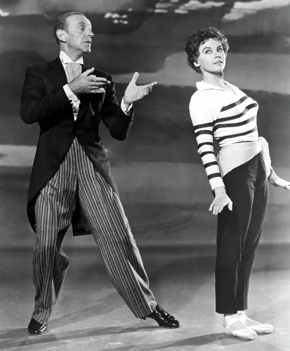 Framed Print : DADDY LONG LEGS, Fred Astaire, Leslie Caron, 1955 Framed Print : DADDY LONG LEGS, Fred Astaire, Leslie Caron, 1955