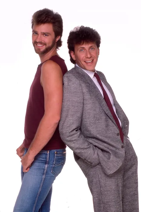Framed Print : MY TWO DADS, (from left): Greg Evigan, Paul Reiser, 1987-90 Framed Print : MY TWO DADS, (from left): Greg Evigan, Paul Reiser, 1987-90