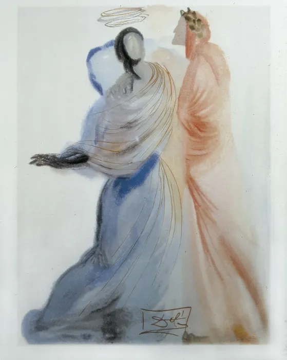 Framed Print : DALI, Salvador (1904-1989). The Divine Comedy. 1960. Illustration from an edition of Dante's 'Divine Comedy' Framed Print : DALI, Salvador (1904-1989). The Divine Comedy. 1960. Illustration from an edition of Dante's 'Divine Comedy'