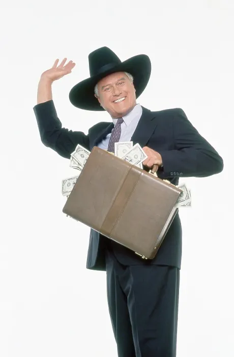 Framed Print : DALLAS, Larry Hagman, 1978-91