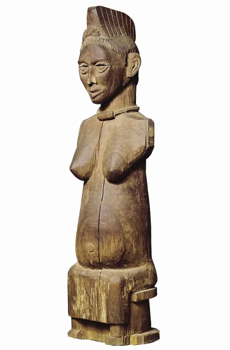 Framed Print : Dame from Brass. African art. Sculpture on wood. UNITED STATES OF AMERICA. Philadelphia. University of Pennsylvania Museum of Archaeology and Anthropology. Proc: NIGERIA