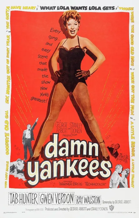 Framed Print : DAMN YANKEES, Ray Walston, Gwen Verdon, Tab Hunter, 1958