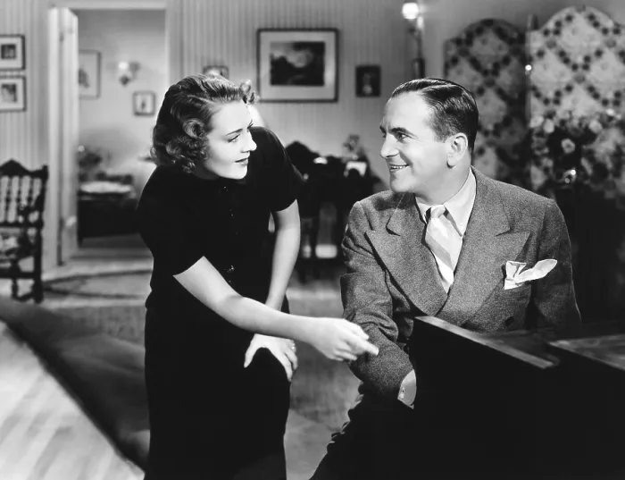 Framed Print : GO INTO YOUR DANCE, from left: Ruby Keeler, Al Jolson, 1935