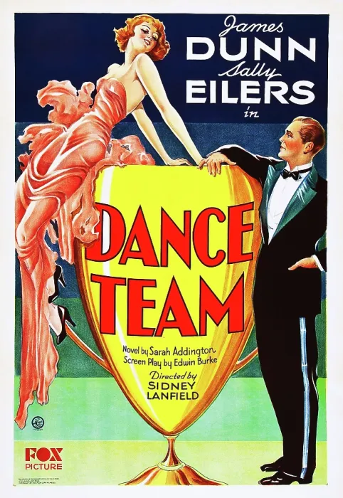 Framed Print : DANCE TEAM, US poster art, l-r: Sally Eilers, James Dunn on poster art, 1932. TM and Copyright 20th Century Fox Film Corp. All rights reserved / courtesy Everett Collection