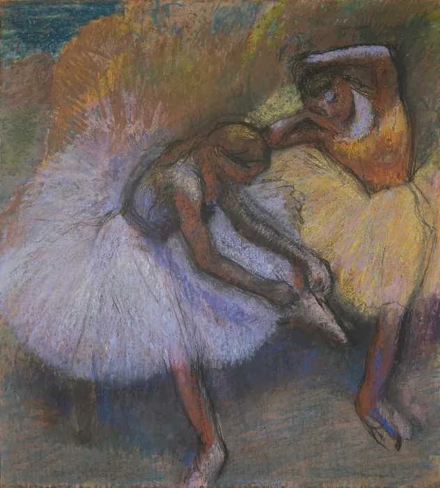 Framed Print : Two Dancers, 1898, by Edgar Degas, 1834-1917, French Impressionist drawing, pastel on paper Framed Print : Two Dancers, 1898, by Edgar Degas, 1834-1917, French Impressionist drawing, pastel on paper