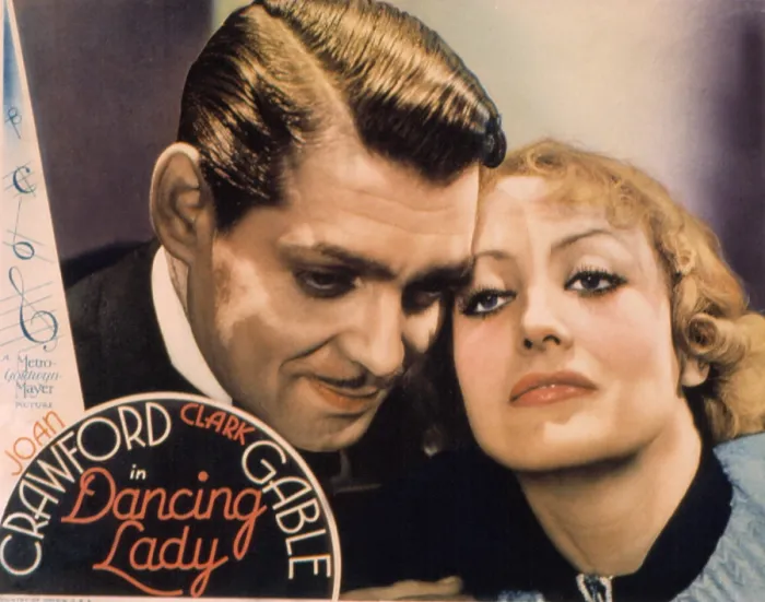 Framed Print : DANCING LADY, Clark Gable, Joan Crawford, 1931, poster art