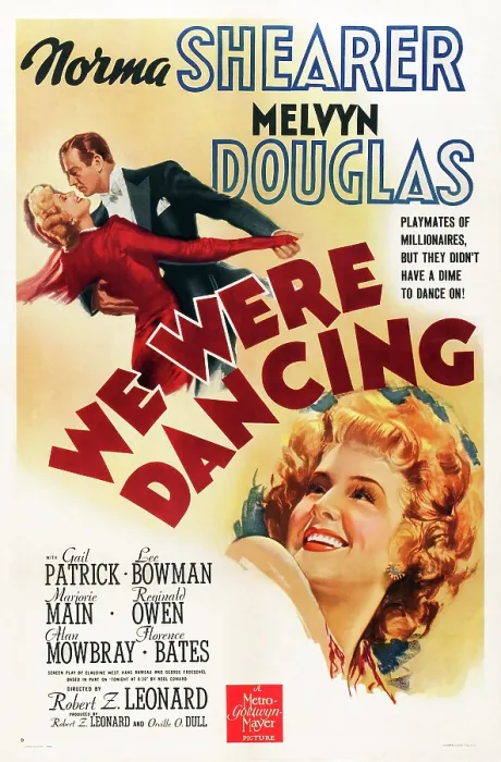 Framed Print : WE WERE DANCING, US poster art, Norma Shearer, Melvyn Douglas, 1942
