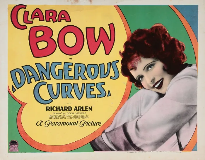 Framed Print : DANGEROUS CURVES, Clara Bow, 1929