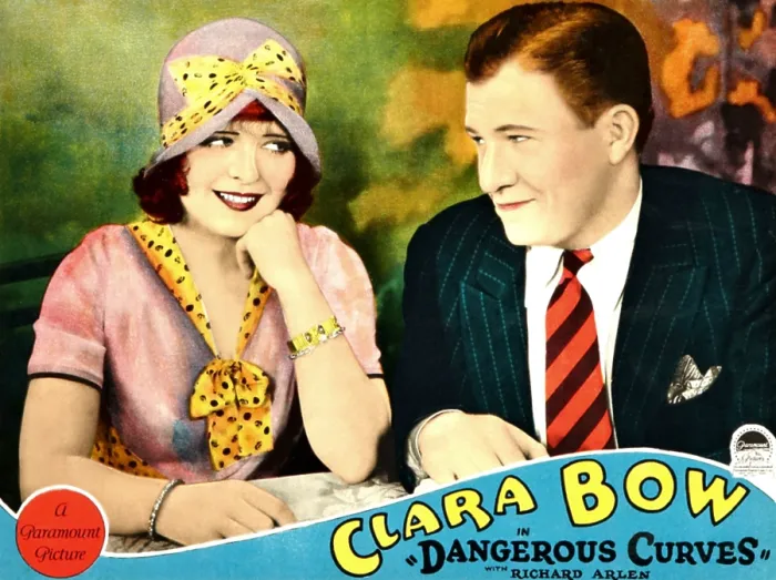 Framed Print : DANGEROUS CURVES, from left: Clara Bow, Richard Arlen on lobbycard, 1929 Framed Print : DANGEROUS CURVES, from left: Clara Bow, Richard Arlen on lobbycard, 1929