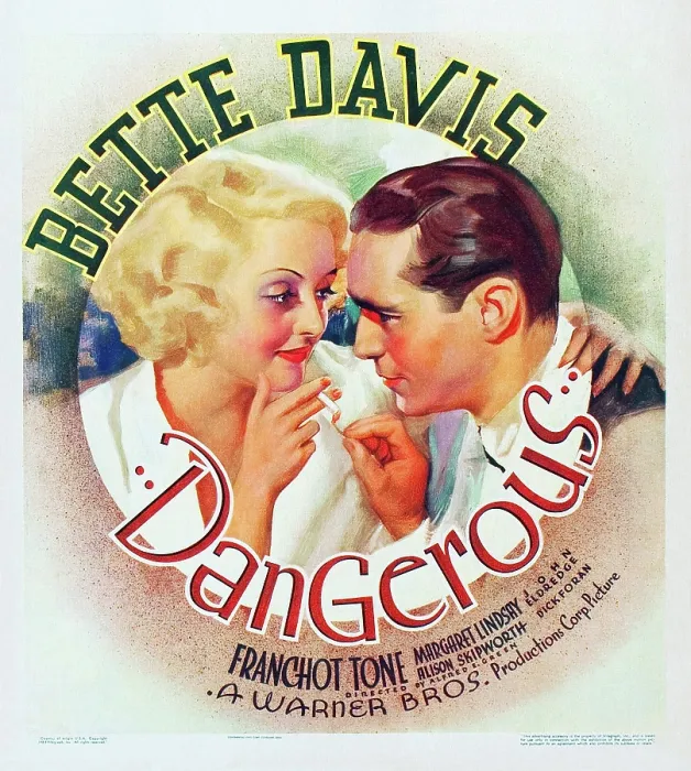 Framed Print : DANGEROUS, l-r: Bette Davis, Franchot Tone on window card, 1935 Framed Print : DANGEROUS, l-r: Bette Davis, Franchot Tone on window card, 1935
