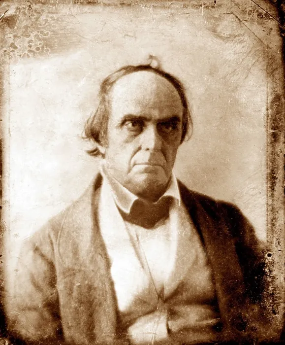 Framed Print : Daniel Webster (1782-1852) Federalist Congressman from New Hampshire and later Secretary of State. Daguerreotype by Mathew Brady, ca. 1847 Framed Print : Daniel Webster (1782-1852) Federalist Congressman from New Hampshire and later Secretary of State. Daguerreotype by Mathew Brady, ca. 1847