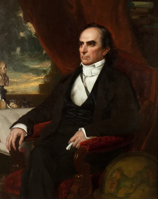 Framed Print : Daniel Webster, 1848 portrait by George Peter Alexander Healy