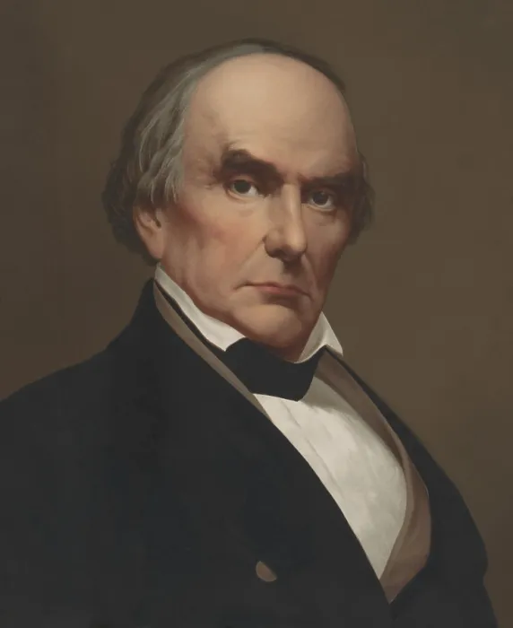 Framed Print : Daniel Webster, circa 1865 chromolithograph based on an 1847 daguerreotype by John Whipple of Boston Framed Print : Daniel Webster, circa 1865 chromolithograph based on an 1847 daguerreotype by John Whipple of Boston