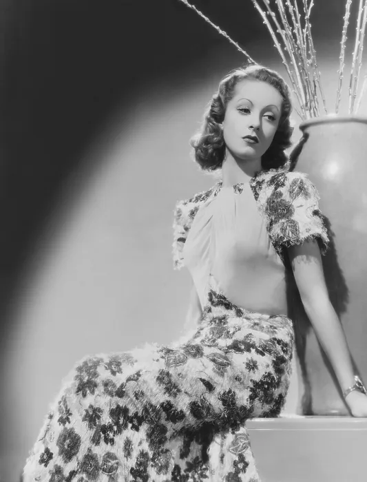Framed Print : Danielle Darrieux, Universal portrait, circa 1938