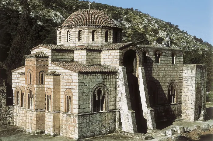 Framed Print : Dapni Monastery. GREECE. Daphni. Dapni Monastery. Middle Byzantine art. Architecture. AISA / Everett Collection**US SALES ONLY** Framed Print : Dapni Monastery. GREECE. Daphni. Dapni Monastery. Middle Byzantine art. Architecture. AISA / Everett Collection**US SALES ONLY**