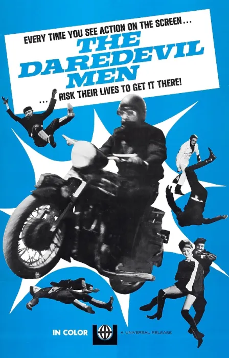 Framed Print : THE DAREDEVIL MEN, poster art, circa 1965 Framed Print : THE DAREDEVIL MEN, poster art, circa 1965