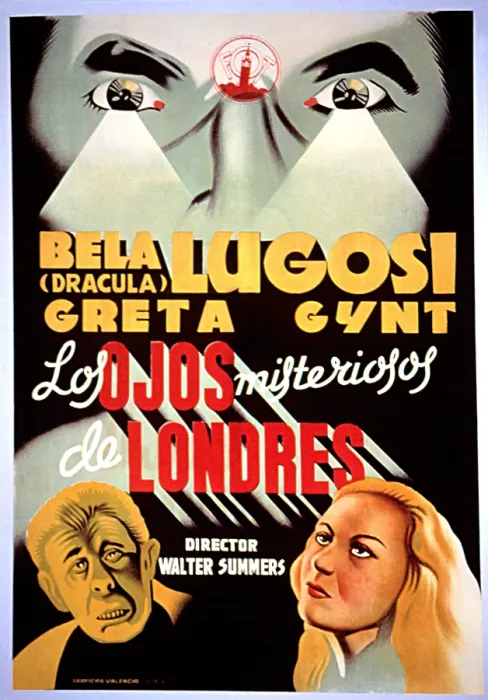 Framed Print : THE DARK EYES OF LONDON, (aka THE HUMAN MONSTER, aka DEAD EYES OF LONDON, aka LOS OJOS MISTERIOSOS DE LONDRES), Spanish poster art, top: Bela Lugosi Framed Print : THE DARK EYES OF LONDON, (aka THE HUMAN MONSTER, aka DEAD EYES OF LONDON, aka LOS OJOS MISTERIOSOS DE LONDRES), Spanish poster art, top: Bela Lugosi