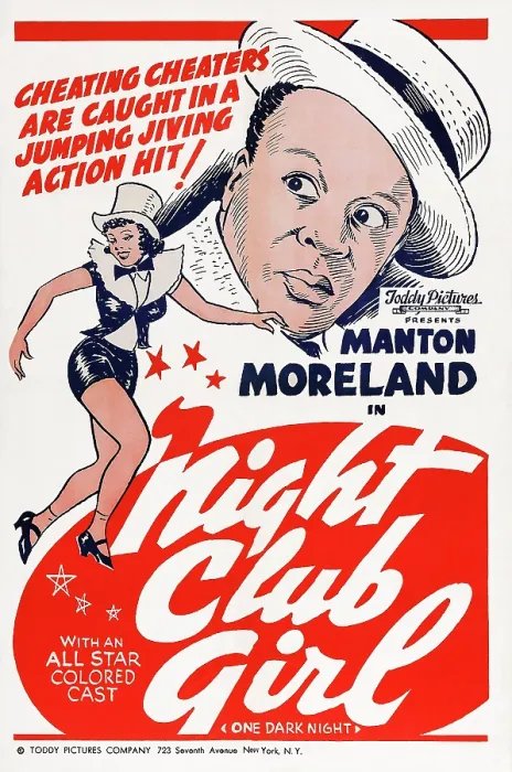 Framed Print : ONE DARK NIGHT, (aka NIGHT CLUB GIRL), US poster art, Mantan Moreland (top right), 1939 Framed Print : ONE DARK NIGHT, (aka NIGHT CLUB GIRL), US poster art, Mantan Moreland (top right), 1939