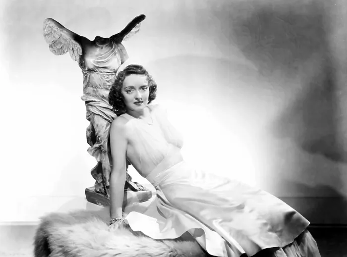 Framed Print : DARK VICTORY, Bette Davis, in a gown by Orry-Kelly, 1939