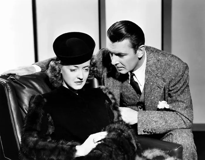 Framed Print : DARK VICTORY, from left, Bette Davis, George Brent, 1939