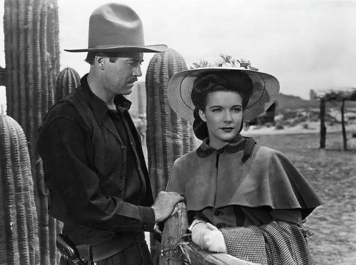 Framed Print : MY DARLING CLEMENTINE, Henry Fonda, Cathy Downs, 1946, TM & Copyright (c) 20th Century Fox Film Corp. All rights reserved Framed Print : MY DARLING CLEMENTINE, Henry Fonda, Cathy Downs, 1946, TM & Copyright (c) 20th Century Fox Film Corp. All rights reserved