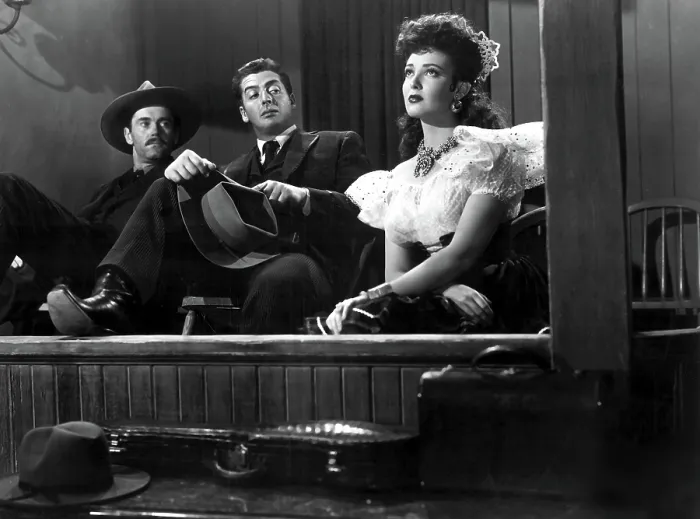 Framed Print : MY DARLING CLEMENTINE, Henry Fonda, Victor Mature, Linda Darnell, 1946. TM and Copyright (c) 20th Century Fox Film Corp. All rights reserved