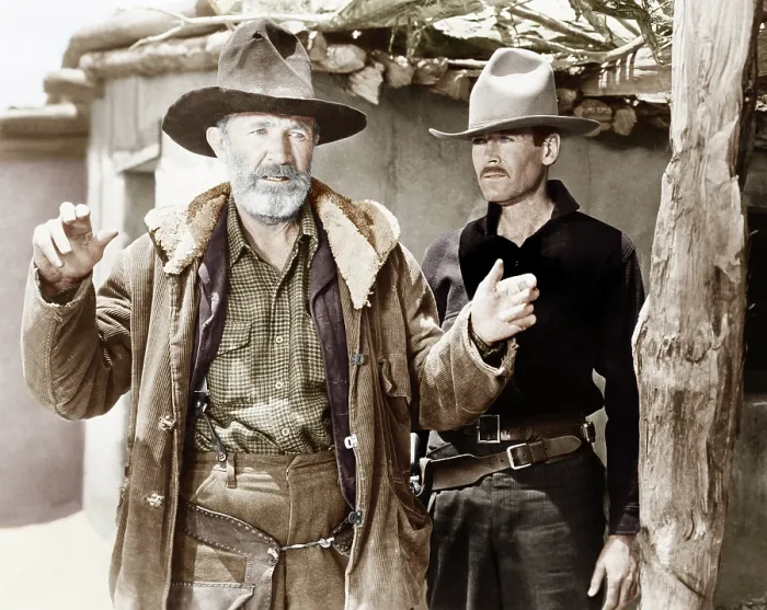 Framed Print : MY DARLING CLEMENTINE, from left: Walter Brennan, Henry Fonda, 1946. 20th Century Fox-Film Corporation, TM & Copyright / courtesy Everett Collection