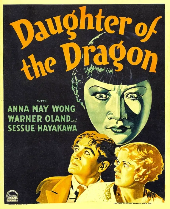 Framed Print : DAUGHTER OF THE DRAGON, clockwise from top: Anna May Wong, Frances Dade, Bramwell Fletcher on window card, 1931