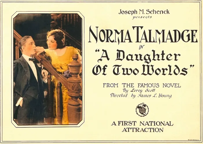 Framed Print : A DAUGHTER OF TWO WORLDS, right: Norma Talmadge on lobbycard, 1920 Framed Print : A DAUGHTER OF TWO WORLDS, right: Norma Talmadge on lobbycard, 1920