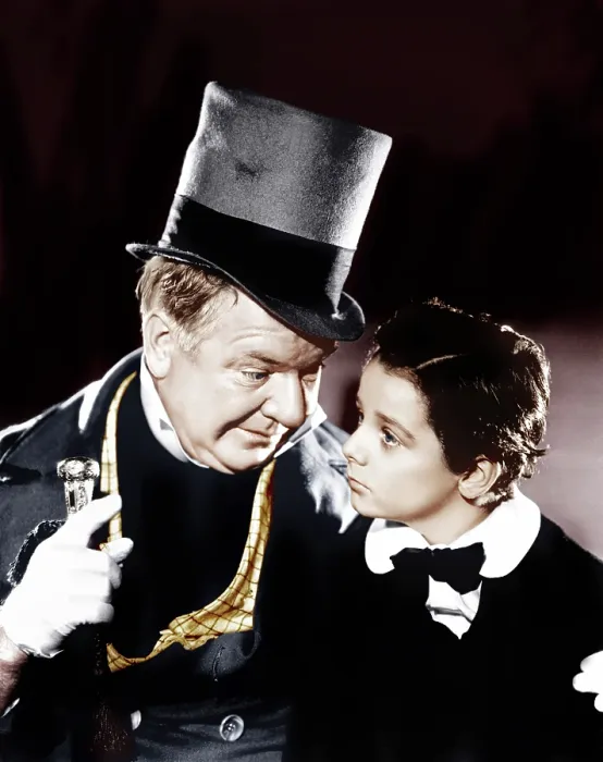 Framed Print : DAVID COOPERFIELD, from left: W.C. Fields, Freddie Bartholomew, 1935