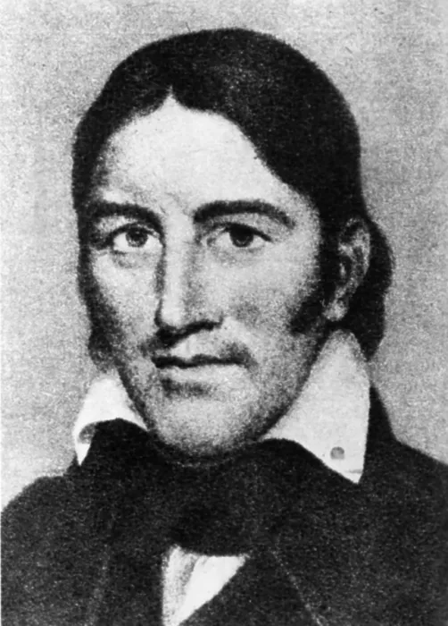 Framed Print : DAVID DAVY CROCKETT, (1786-1836). Courtesy: CSU Archives  /  Everett Collection
