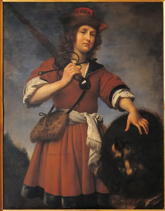 Framed Print : David with the Head of Goliath, by Carlo Dolci, 17th Century, oil on canvas, cm 130 x 102 - Italy, Lombardy, Milan, Brera Art Gallery. All Framed Print : David with the Head of Goliath, by Carlo Dolci, 17th Century, oil on canvas, cm 130 x 102 - Italy, Lombardy, Milan, Brera Art Gallery. All