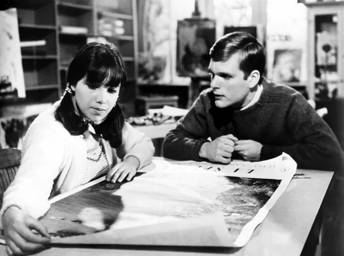 Framed Print : DAVID AND LISA, Janet Margolin, Keir Dullea, 1962 Framed Print : DAVID AND LISA, Janet Margolin, Keir Dullea, 1962