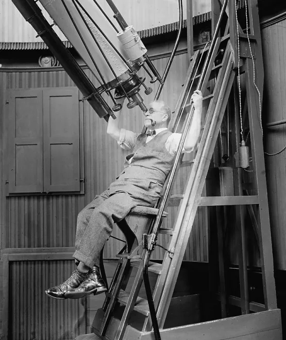 Framed Print : David Peck Todd (1855-1939) American astronomer observatory, 1924