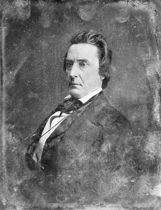 Framed Print : David Rice Atchison, ca. 1850s. Mathhew Brady Studio
