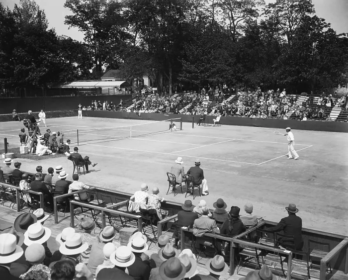 Framed Print : Davis Cup American Zone finals match at Chevy Chase Club, May 1929. (BSLOC_2015_17_87) Framed Print : Davis Cup American Zone finals match at Chevy Chase Club, May 1929. (BSLOC_2015_17_87)