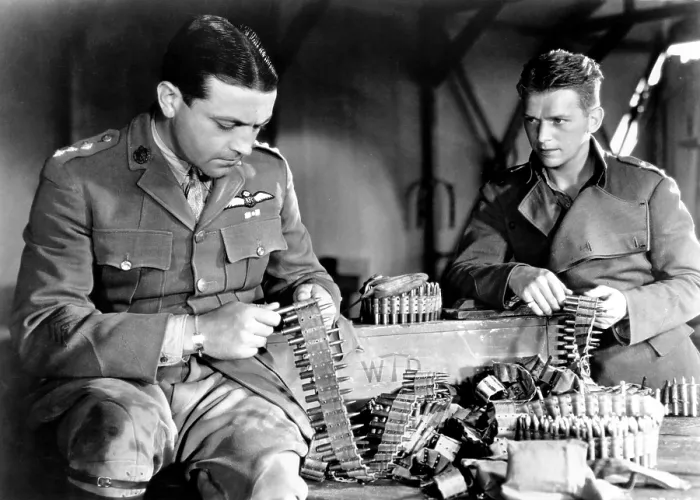 Framed Print : THE DAWN PATROL, Richard Barthelmess, Douglas Fairbanks, Jr. 1930