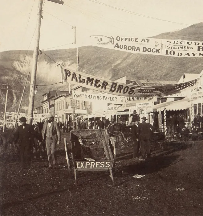 Framed Print : Dawson City was boom town at the confluence of the Yukon and Klondike Rivers Framed Print : Dawson City was boom town at the confluence of the Yukon and Klondike Rivers