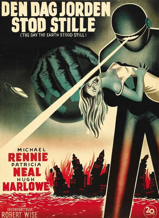Framed Print : THE DAY THE EARTH STOOD STILL, (aka DEN DAG JORDEN STOD STILLE), Patricia Neal, 1951, TM & Copyright 20th Century Fox Film corp. / courtesy Everett Collection