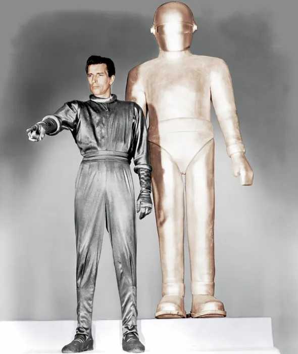 Framed Print : THE DAY THE EARTH STOOD STILL, Michael Rennie, 1951. 20th Century-Fox Film Corporation, TM & Copyright / courtesy Everett Collection Framed Print : THE DAY THE EARTH STOOD STILL, Michael Rennie, 1951. 20th Century-Fox Film Corporation, TM & Copyright / courtesy Everett Collection