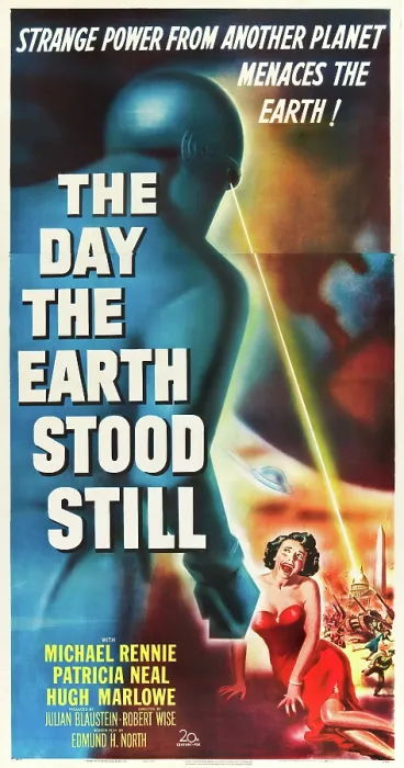 Framed Print : THE DAY THE EARTH STOOD STILL, right: Patricia Neal, 1951, TM and Copyright 20th Century Fox Film Corp. All rights reserved. / courtesy Everett Collection
