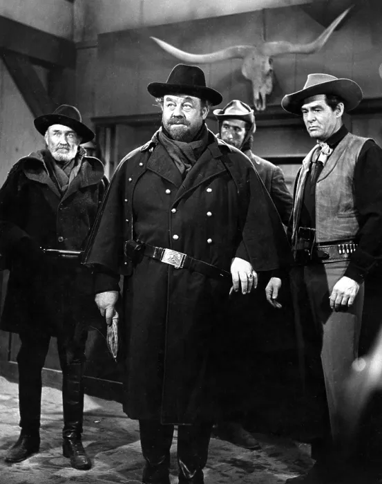 Framed Print : DAY OF THE OUTLAW, Burl Ives, Robert Ryan, 1959