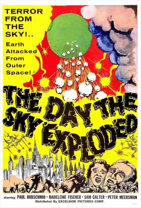 Framed Print : THE DAY THE SKY EXPLODED, (aka LA MORTE VIENE DALLO SPAZIO), US poster, 1958 Framed Print : THE DAY THE SKY EXPLODED, (aka LA MORTE VIENE DALLO SPAZIO), US poster, 1958
