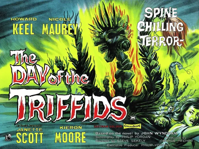 Framed Print : THE DAY OF THE TRIFFIDS, British poster art, 1963