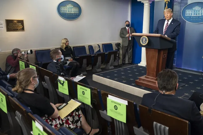 Framed Print : Two days after the presidential election, President Donald Trump, told the press, This is a case when they are trying to steal an election, they are trying to rig an election