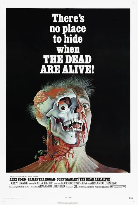 Framed Print : THE DEAD ARE ALIVE, US poster, 1972
