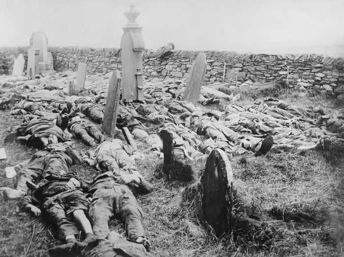 Framed Print : Dead American soldiers laid out in the churchyard at Kilchoman, Islay, Scotland during WW1 Framed Print : Dead American soldiers laid out in the churchyard at Kilchoman, Islay, Scotland during WW1